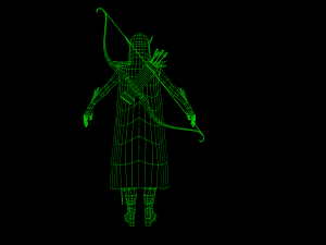 elf warrioranimated 3D मॉडल