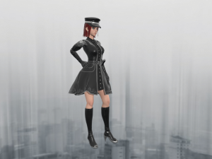Game-ready character - asura commandor Modello 3D