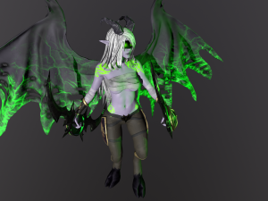 demon hunter 3D Model