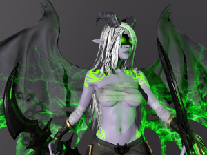 demon hunter 3D Model