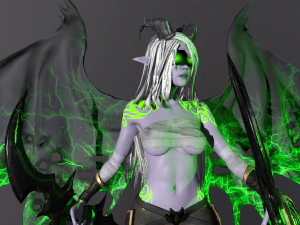 demon hunter 3D Model