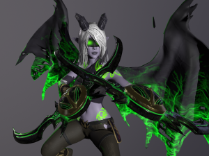 demon hunter 3D Model