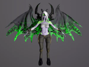 demon hunter 3D Model