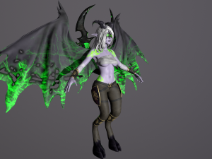 demon hunter 3D Model