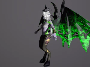demon hunter 3D Model