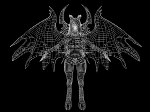 demon hunter 3D Model