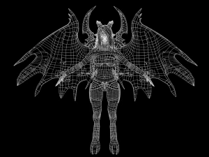demon hunter 3D Model