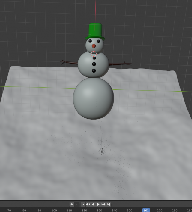 snowman 3D Модель .c4d .max .obj .3ds .fbx .stl .blend 