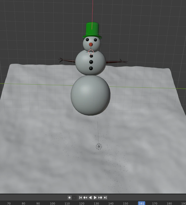 snowman 3D Model .c4d .max .obj .3ds .fbx .stl .blend 