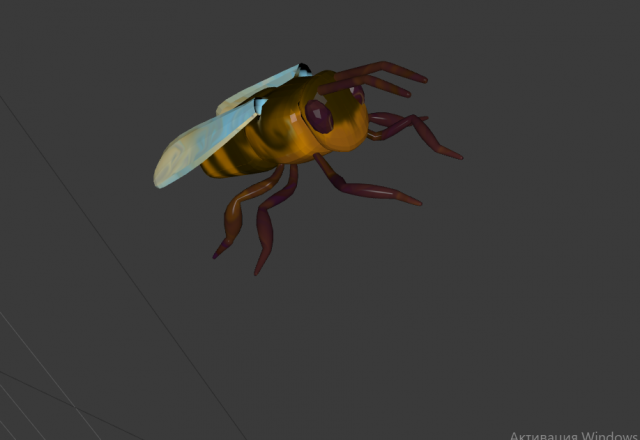 bee fbx Modello 3D .c4d .max .obj .3ds .fbx .stl .blend 