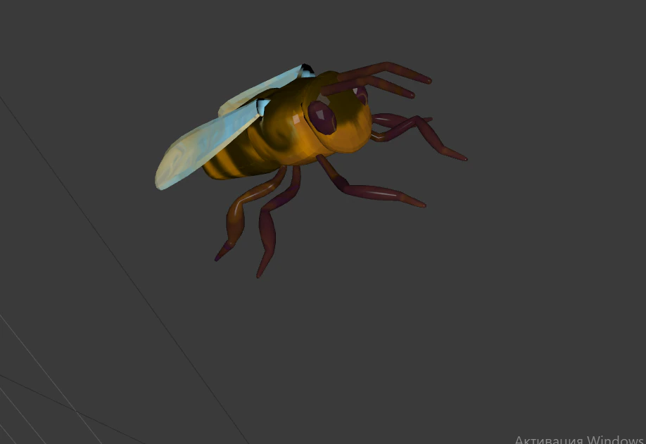 bee fbx 3D Model .c4d .max .obj .3ds .fbx .stl .blend