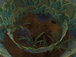 natura della scena Modello 3D