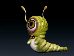 черв&rsquo;яковий характер 3D Модель