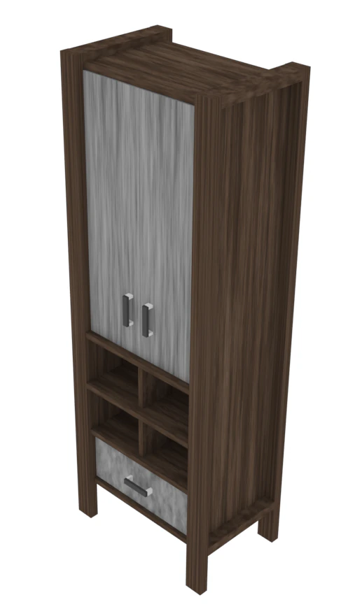 cupboard 3D Model .c4d .max .obj .3ds .fbx .stl .blend 