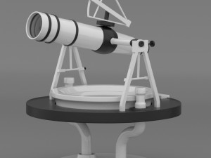 telescope modeling 3D Model