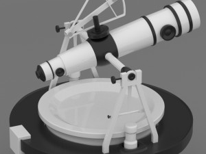 telescope modeling 3D Model