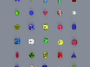 30 diamond collection vol 1 Modèle 3D