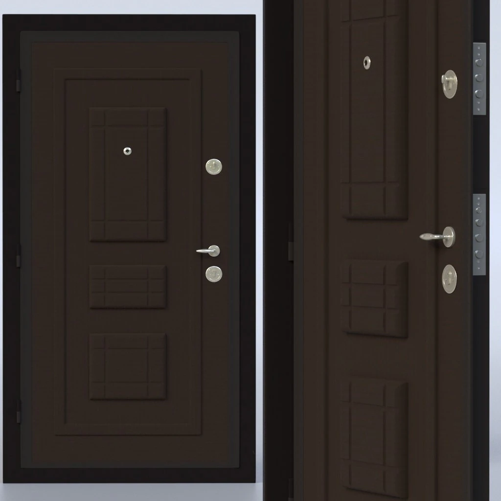 3 door model 3D Model .c4d .max .obj .3ds .fbx .stl .blend 