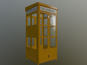phone booth 3D Model