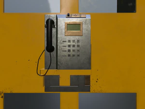 phone booth 3D Model