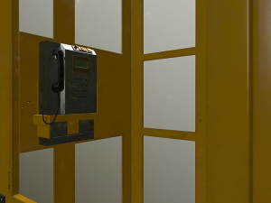 phone booth 3D 모델