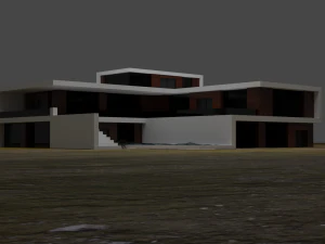 casa inspirada en el videojuego minecraft 3D Model