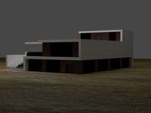 casa inspirada en el videojuego minecraft 3D Model