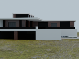 casa inspirada en el videojuego minecraft 3Dモデル