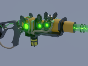 fallout 3 plasma rifle 3D 模型