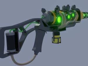 fallout 3 plasma rifle 3D 模型