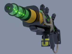 fallout 3 plasma rifle 3D 模型