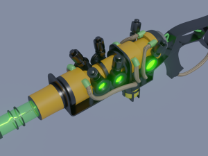 fallout 3 plasma rifle 3D 模型