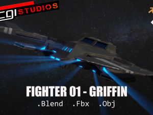 fighter 01 - griffin 3D Model