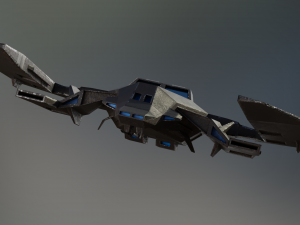 fighter 01 - griffin Modello 3D