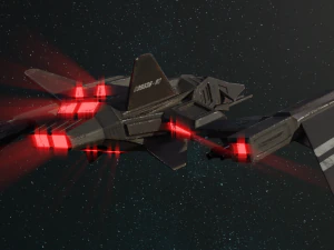 fighter 02 - asterius 3D Model