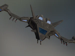 fighter 02 - asterius 3D Model