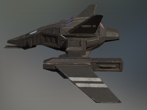 fighter 02 - asterius Model 3D
