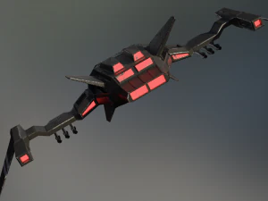 fighter 02 - asterius 3D Model