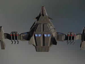 fighter 02 - asterius 3D Model
