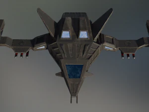fighter 02 - asterius 3D Model
