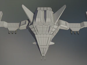 fighter 02 - asterius 3D Model