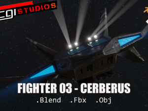 fighter 03 - cerberus 3D Model