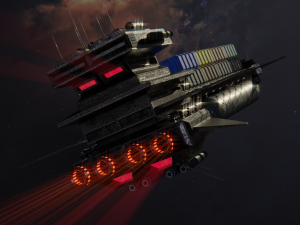 freighter arion class cargo vessel 3D Model