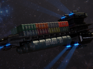 freighter arion class cargo vessel 3D Model