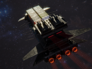 freighter arion class cargo vessel 3D Model