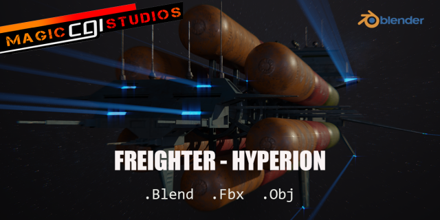 freighter hyperion class tanker vessel 3D Модель .c4d .max .obj .3ds .fbx .stl .blend 