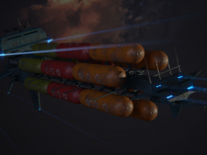 freighter hyperion class tanker vessel 3D Модель