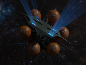 freighter hyperion class tanker vessel 3D Модель