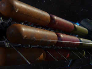 freighter hyperion class tanker vessel 3D Model