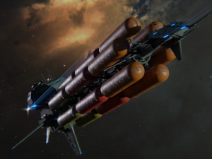 freighter hyperion class tanker vessel 3D Модель